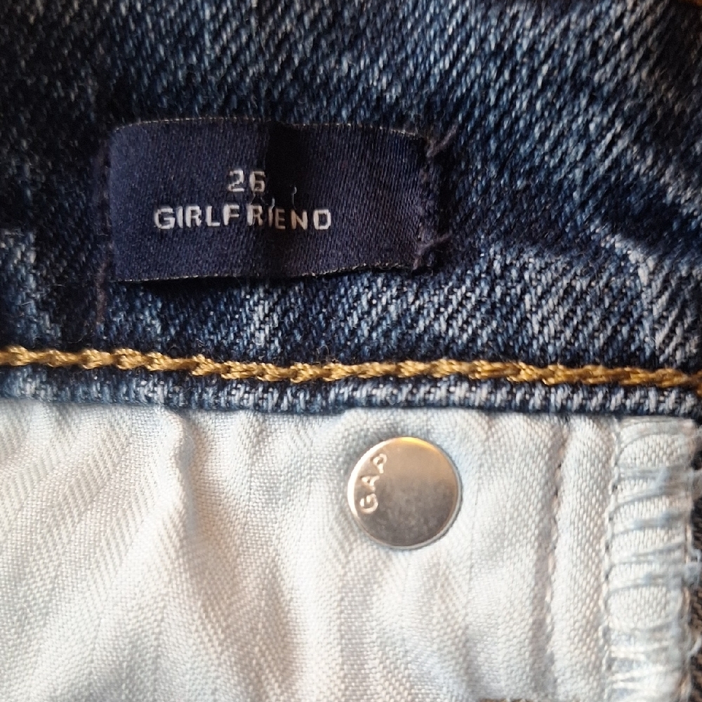 GAP Ladies Classic Indigo Straight Jeans Size 26 - Picture 6 of 12